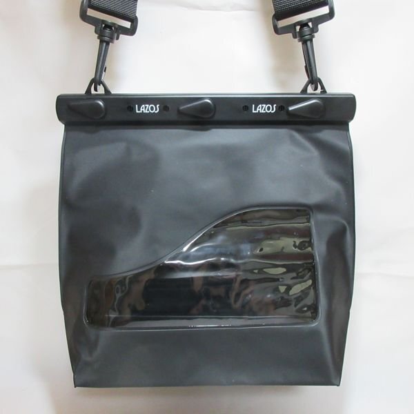 新品 IPX8 防水バッグ ポーチ ドライバッグ 肩掛け 子供 キッズ ブラック拍卖