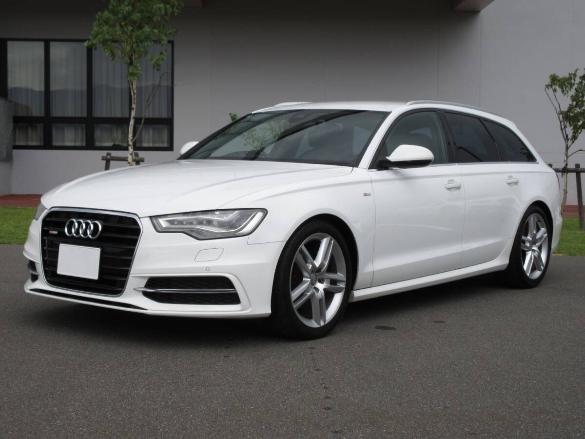 Sライン A6アバント 2.8FSIクワトロ【LEDヘッドライト/純正ナビ/TV/パドルシフト/クルーズコントロール/バックカメラ/純正19インチAW/4WD】拍卖