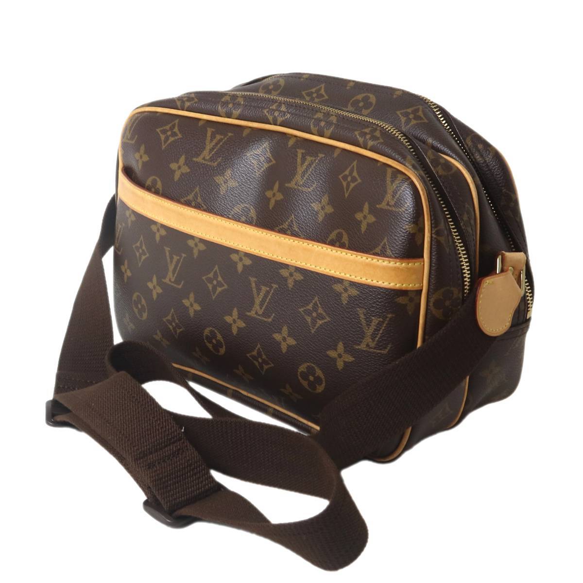 LOUIS VUITTON / ルイヴィトン リポーターPM ショルダーバッグ モノグラム ブラウン M45254 SP0055 NO Bランク拍卖