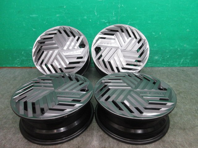 ☆ ニッサン ノート ノートオーラ E13系 純正 16インチ スチールホイール ホイールキャップ 付 4本 新車外し ☆拍卖