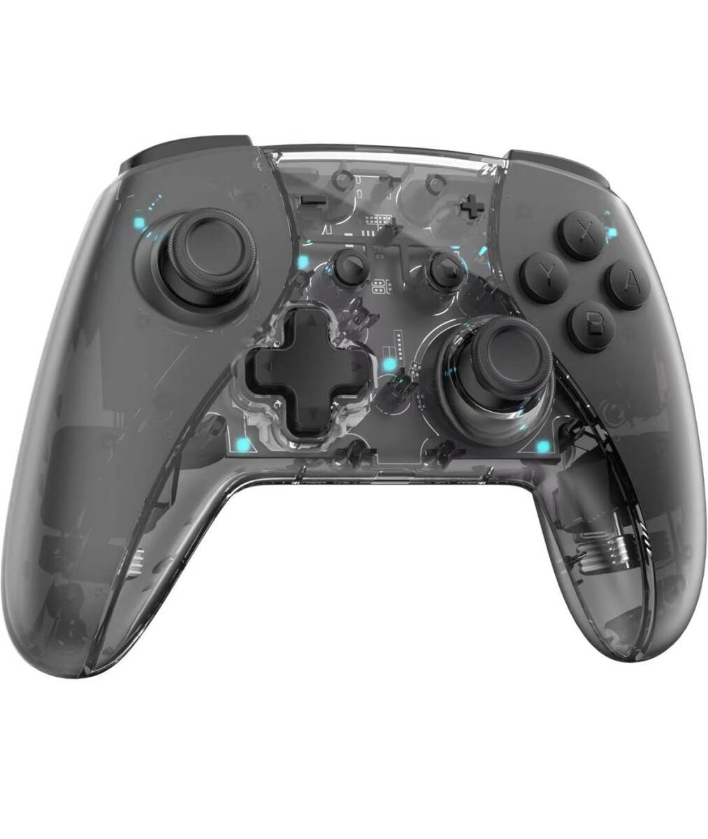 Switch コントローラー 「アップグレード」 スイッチ コントローラー スリープ解除 9色RGBライト 3種類発光モード拍卖