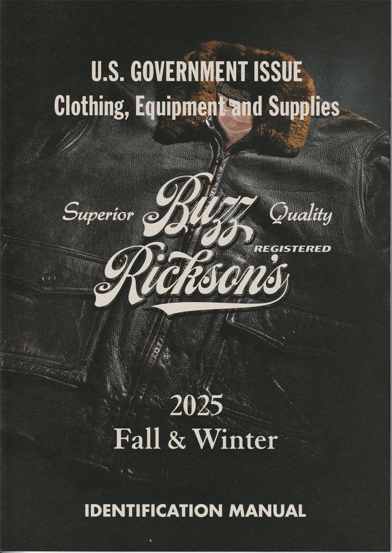Buzz Rickson's(バズリクソンズ) 2025 Fall & Winter Collection Identification Manual/カタログ(未使用品)拍卖