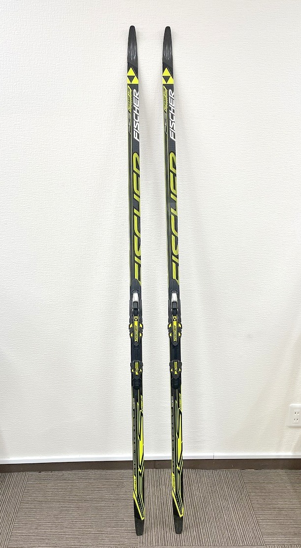美品 FISHER フィッシャー カーボンライトRCS 197/N13 クロスカントリースキー 全長193cm メンズ拍卖