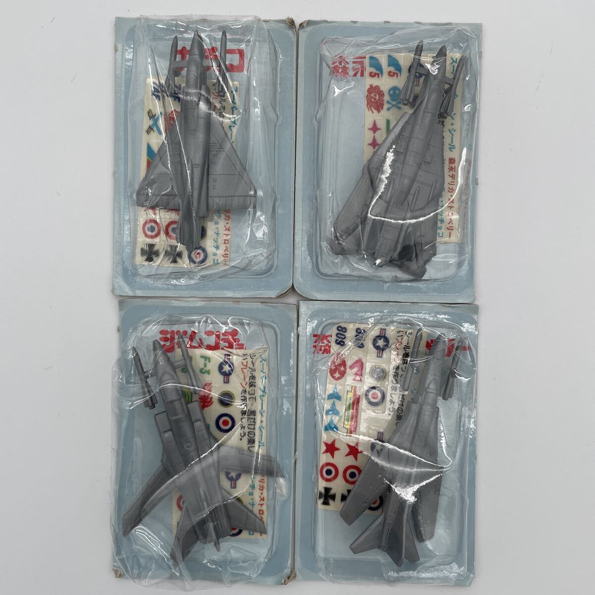 森永製菓 プラモデル 未組立 戦闘機 4個セット スーパープレーン 森永デリカストロベリー ②拍卖