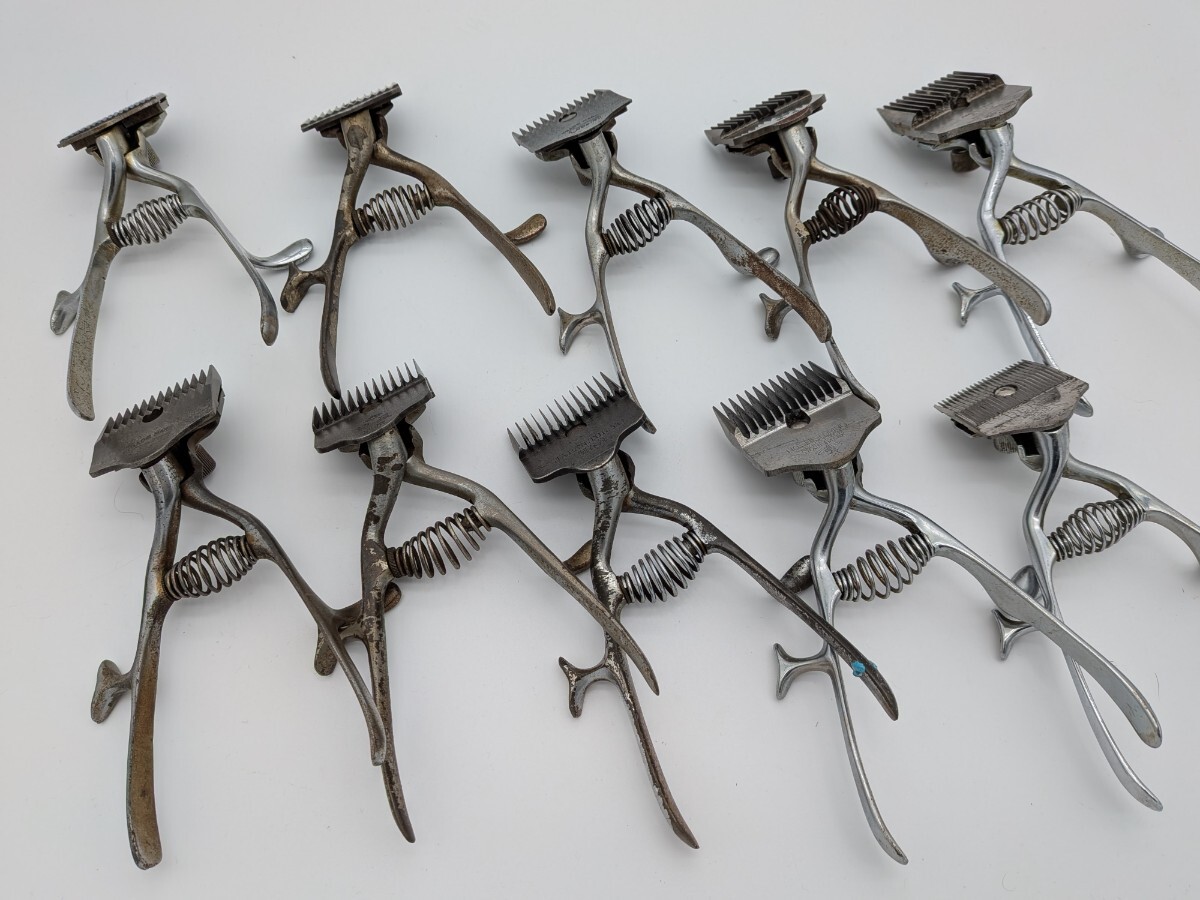 昭和レトロ 理容 バリカン 手動バリカン 手バリカン 床屋 菊星 HOSHI TOMBO DERBY拍卖