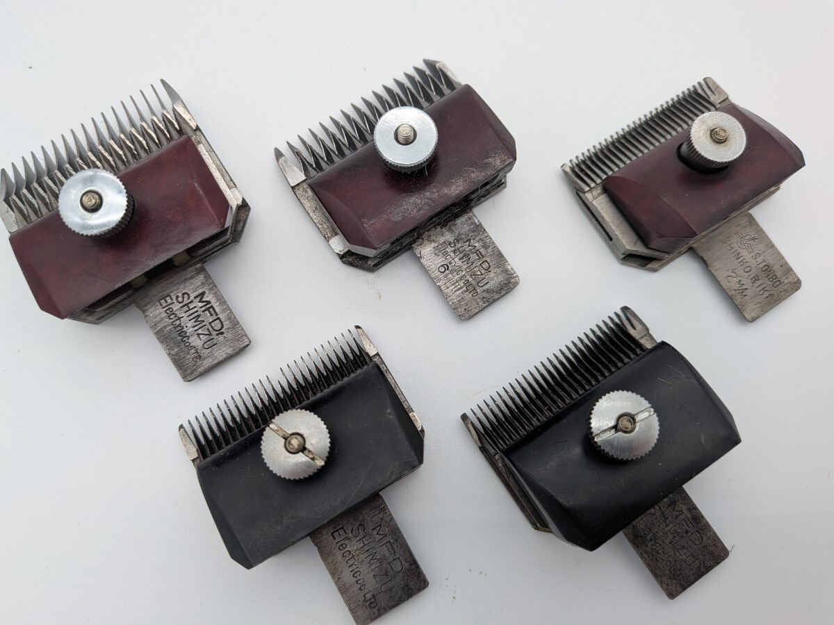 【希少】MFD SHIMIZU 現 SPEEDIK S.TOMBO 替刃 バリカン 理容 トリミング まとめ売り拍卖