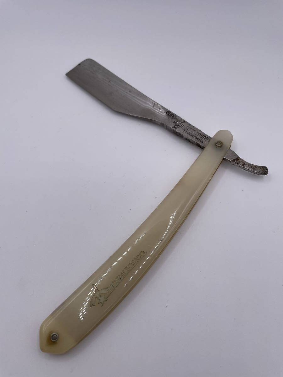 【HOSHITONBO】 星トンボ6500 西洋剃刀 カミソリ 理容 床屋 剃刀 レトロ ②拍卖