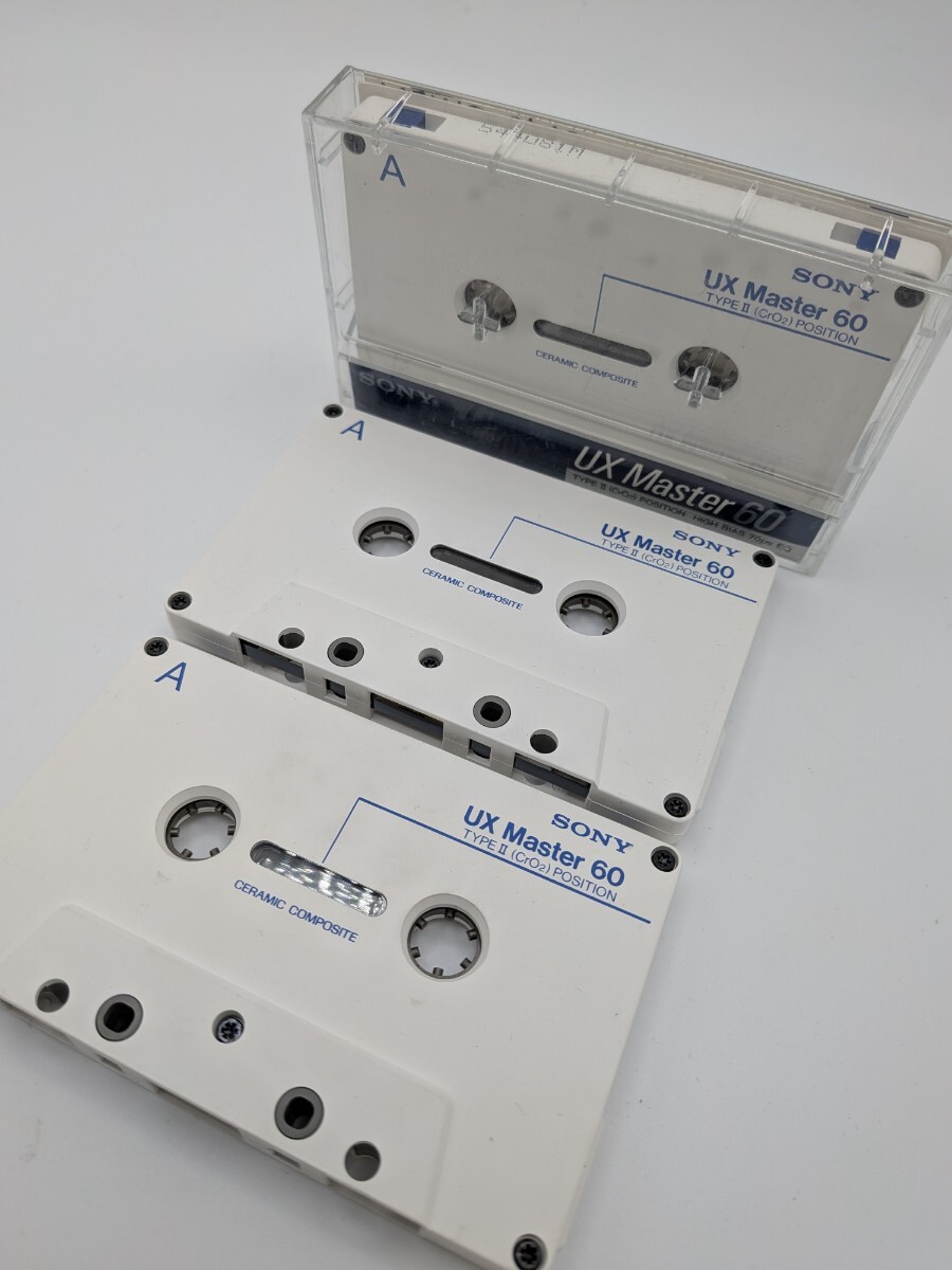 【希少】 SONY カセットテープ UX Master 60 3本セット まとめ売り ハイポジ ソニー拍卖