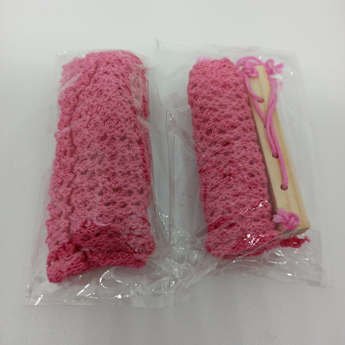 みにっと! ハンモック☆白書 ピンク 2個セット フィギュアやミニマスコットのハンモックに ガチャ拍卖