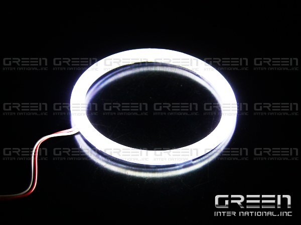 LED増量タイプ】 COB イカリング 75mm 90連 単品 1個 ホワイト LED 電球 丸型 ライト ランプ 交換 ドレスアップ カスタム拍卖