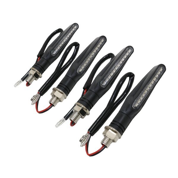 流れる LED シーケンシャル ウインカー バイク 4個セット グロム ハスクバーナ GSX-S1000 VT250F F800GS YZF-R3 R1200GS CB1100拍卖