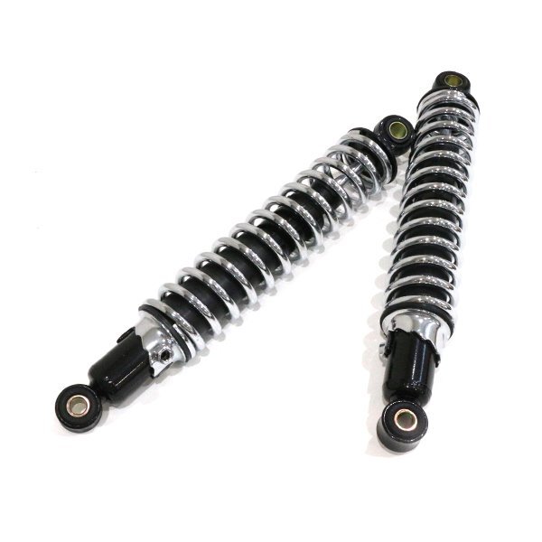 細巻き リア ショック サス ホンダ シャドウ400 NC34 サスペンション スプリング 325mm 汎用 リアサス メッキ拍卖