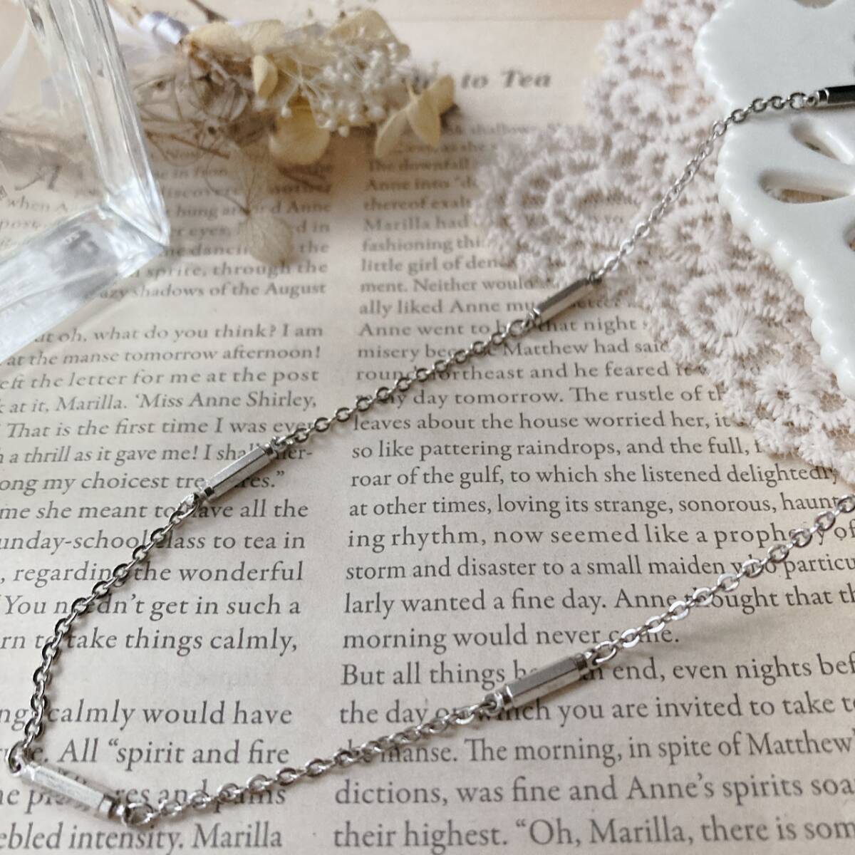 送無料■磁気ネックレス シルバートン 53cm シンプル 細目チェーン メンズ レディース 美品■Vintage jewelry accessoriesF0393拍卖