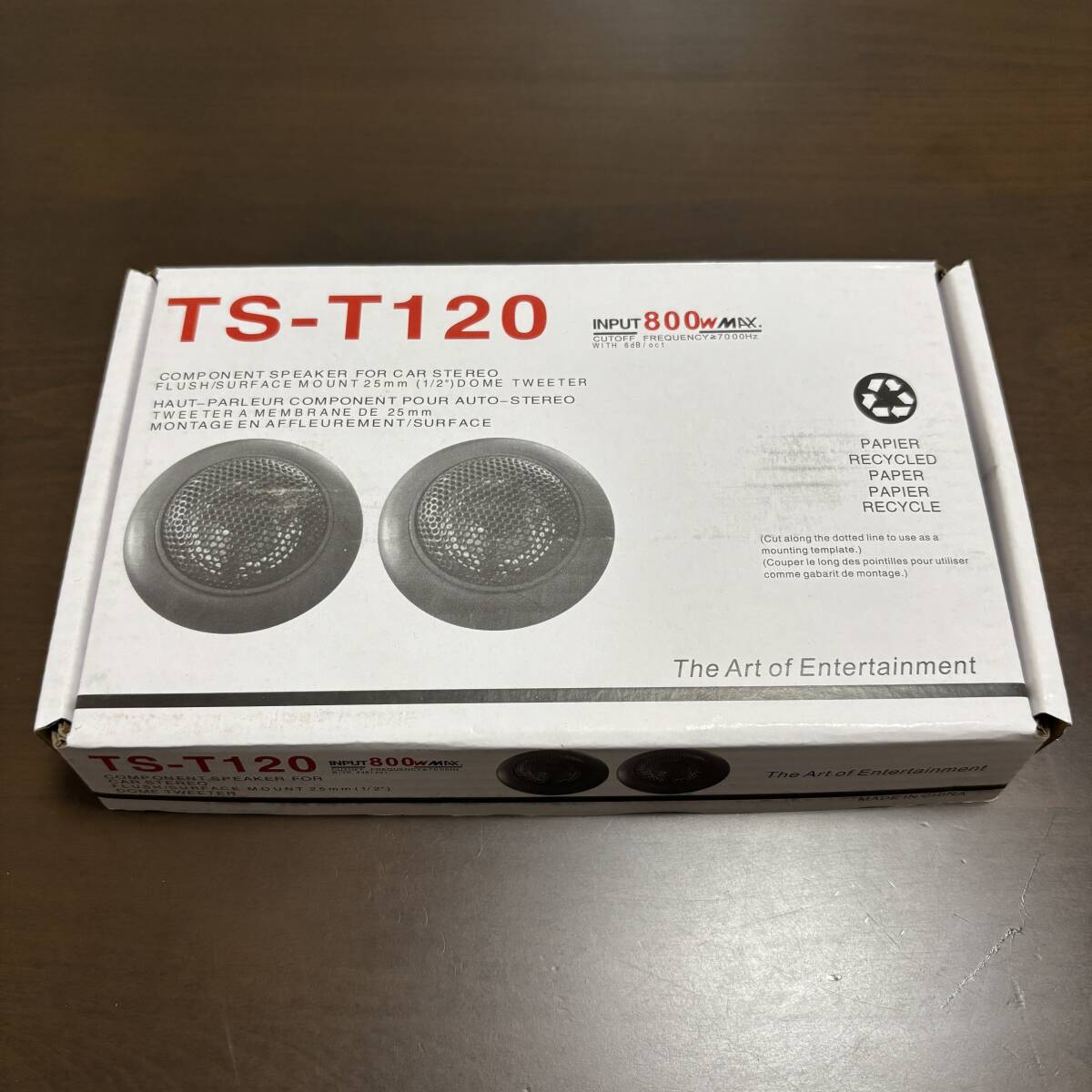 ツイーター スピーカー TS-T120 INPUT 800W MAX 25mm カーオーディオ用 トヨタ、ホンダ、日産など国産車から外国車まで 2拍卖