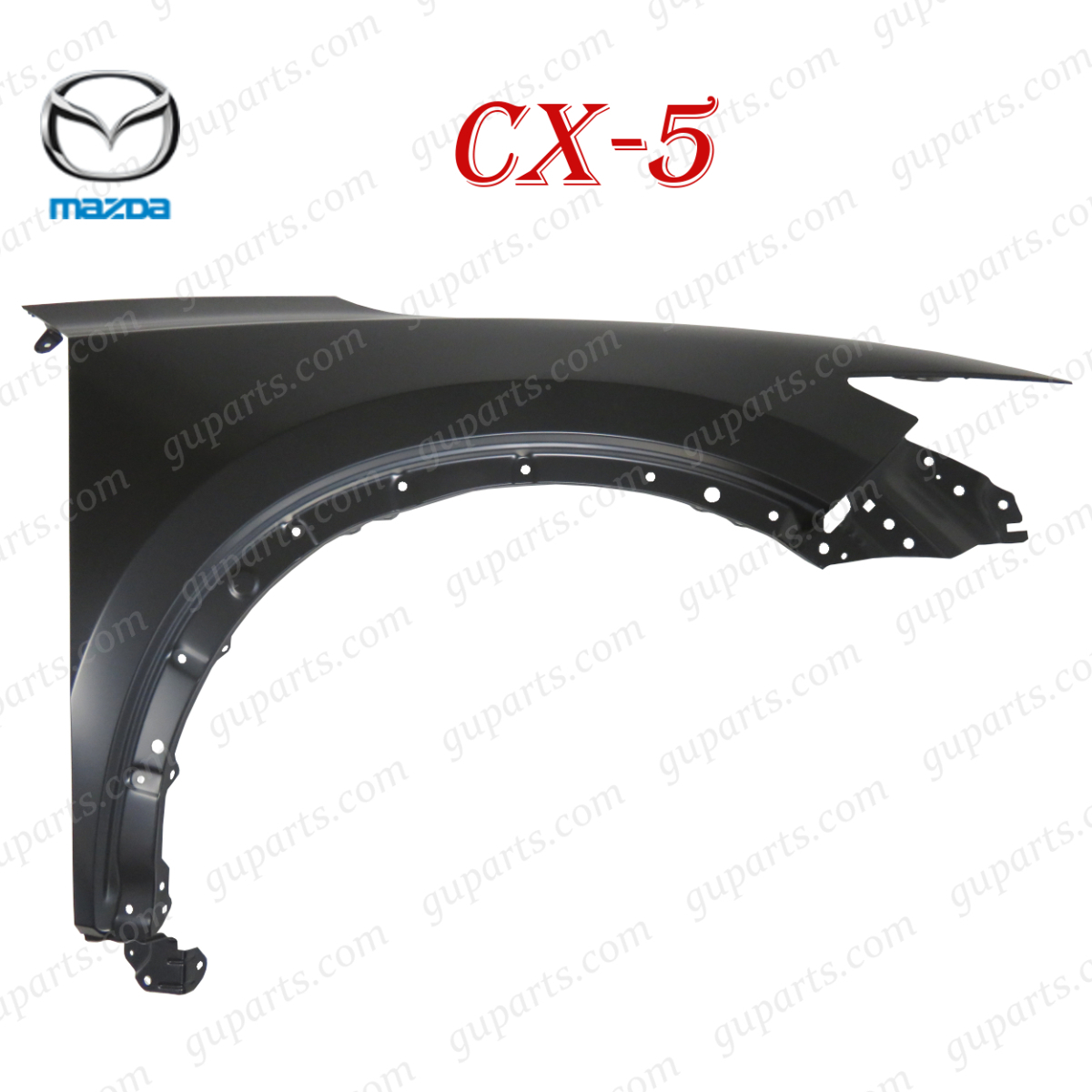 マツダ CX-5 CX5 KF 系 H29.2~ KFEP KF2P KF5P フロント 右 フェンダー KB7W-52-111 オーバーフェンダー 穴有拍卖