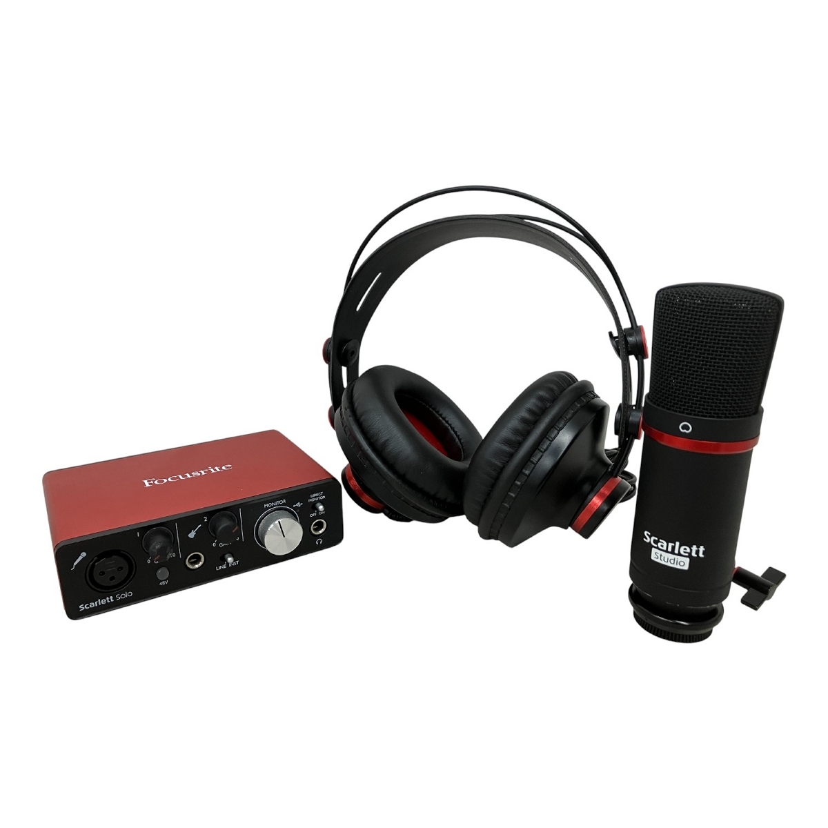 Focusrite Scarlett Solo Studio 第2世代 オーディオインターフェース 音響機器 オーディオ 中古 M10575182拍卖