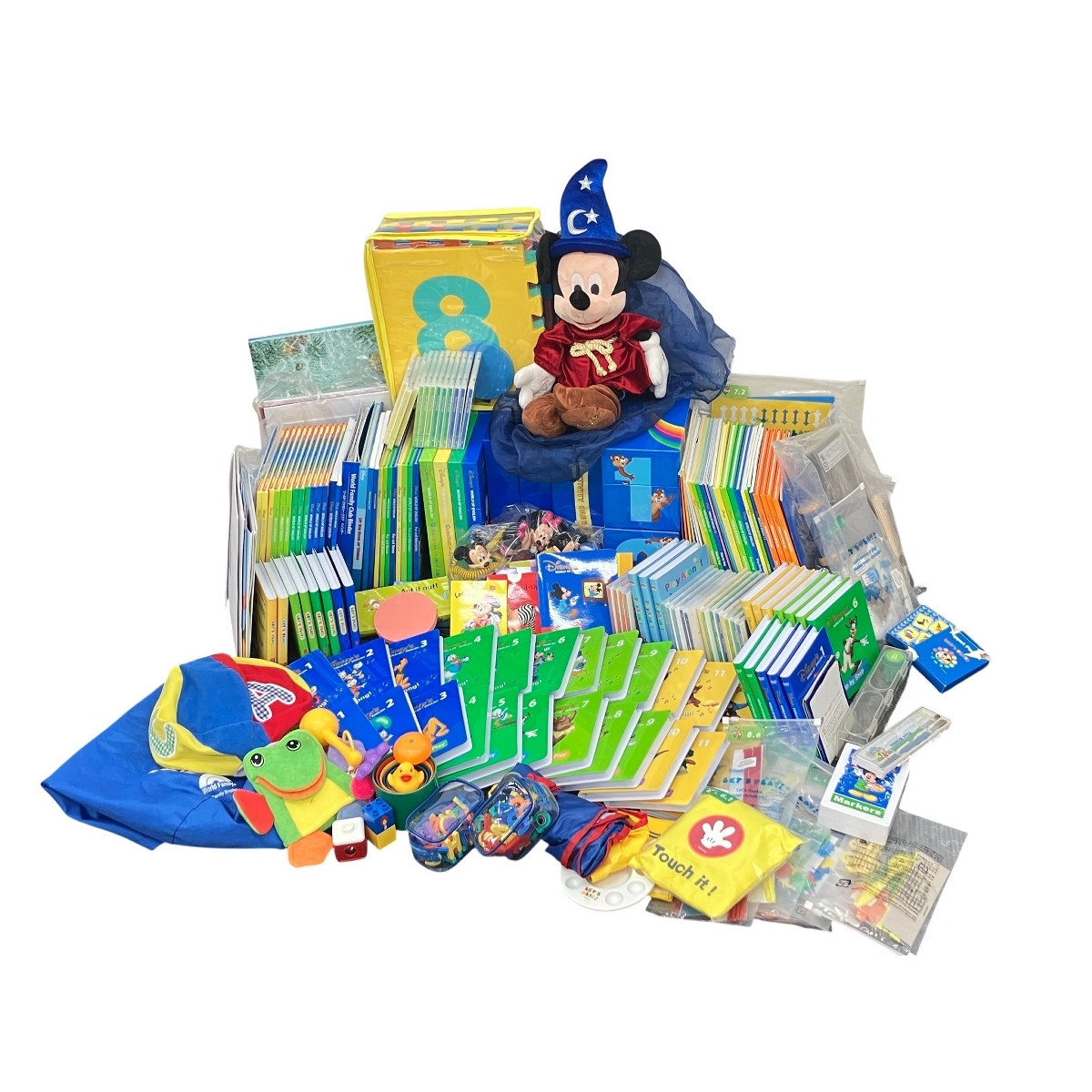 ワールドファミリー DWE ディズニー 英語システム 2016年頃 ディズニーワールドオブイングリッシュ こども 英語教材 中古 K10566050拍卖