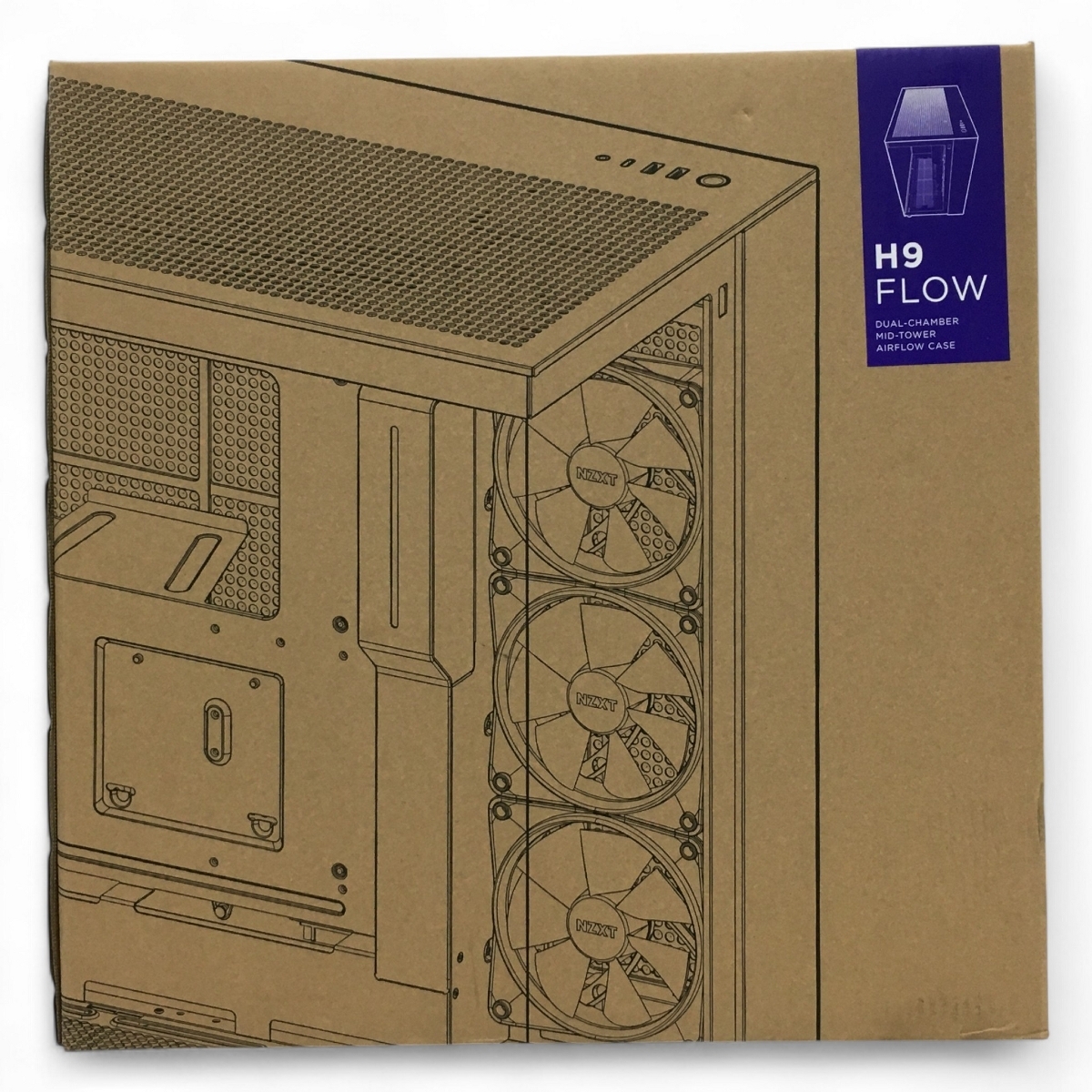 NZXT H9 FLOW PCケース CM-H91FW-01 PCパーツ パソコンパーツ 未使用 N10567989拍卖