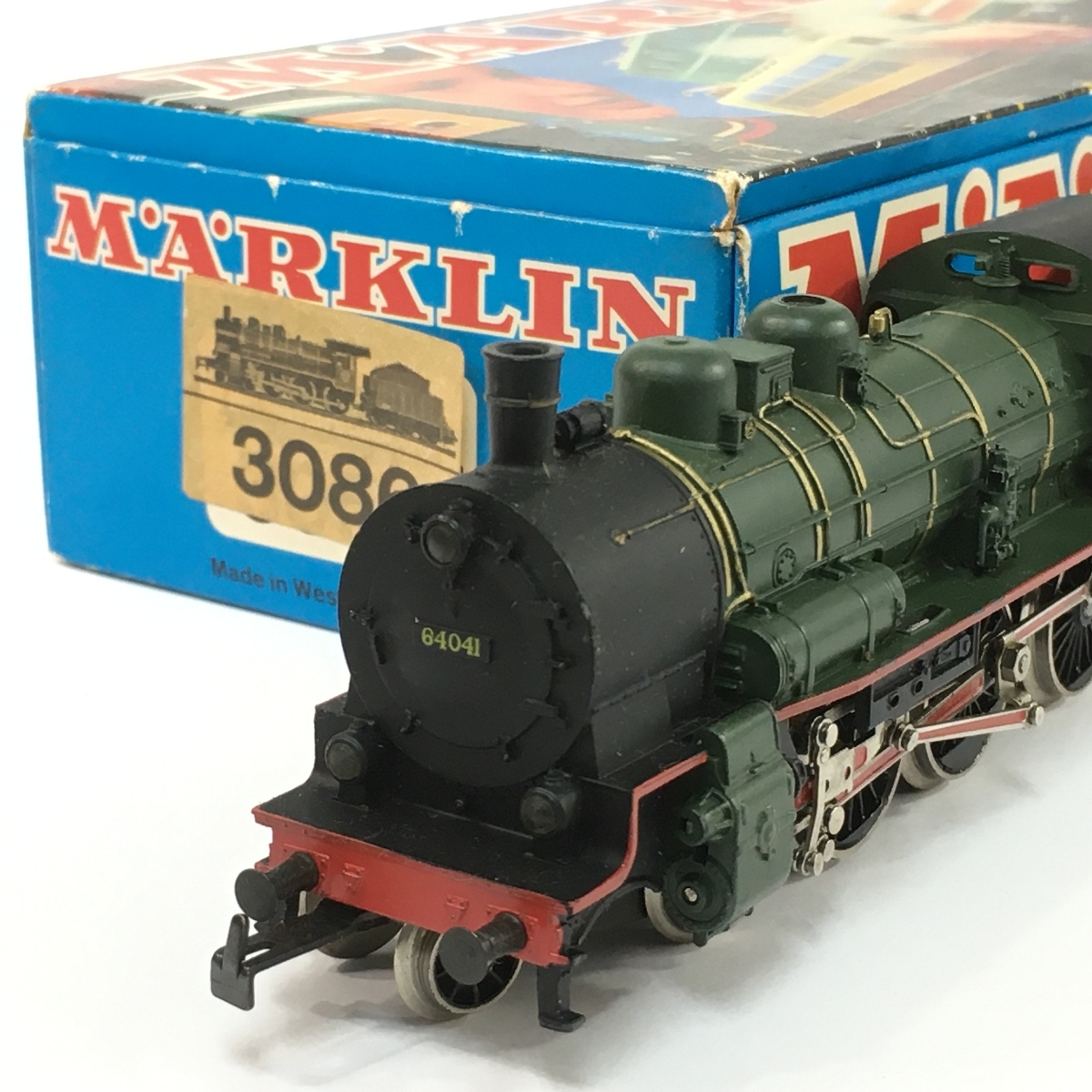 Marklin メルクリン 3086 ベルギー国鉄 SNCB 64型 蒸気機関車 HOゲージ 鉄道模型 中古 N10533660拍卖