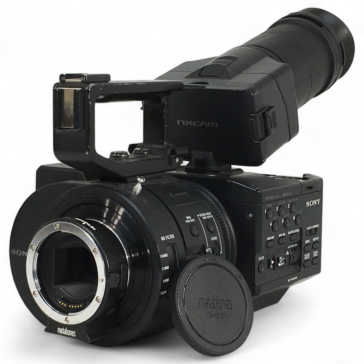 SONY NEX-FS100J Exmor Super35 CMOS センサー搭載 レンズ交換式 NXCAMカムコーダー ソニー ジャンク N10550391拍卖