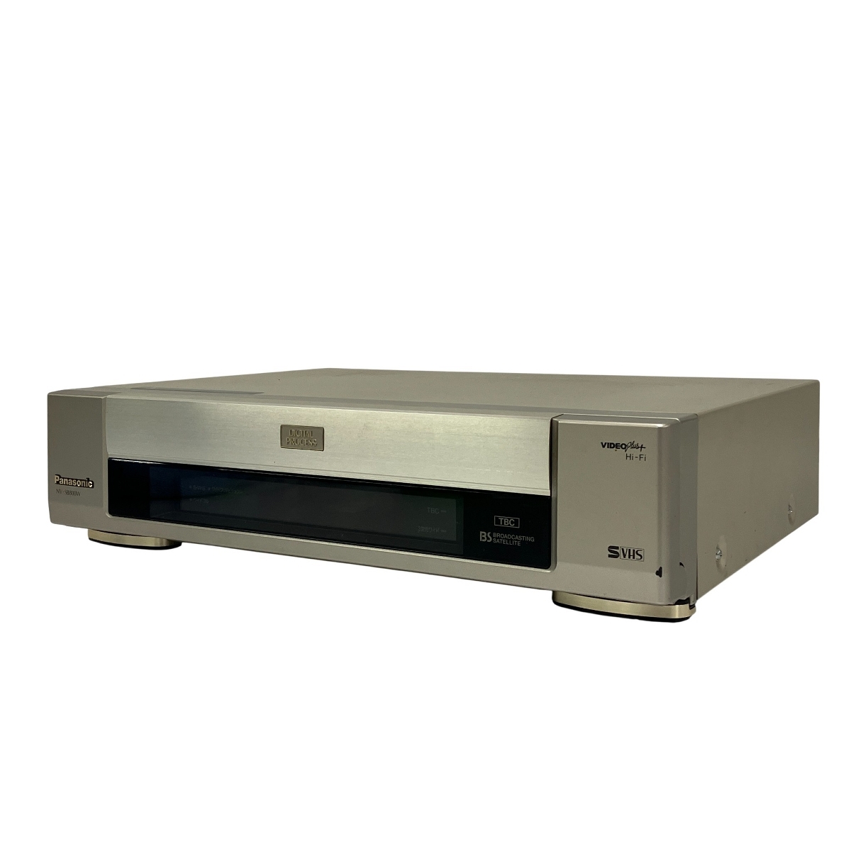 Panasonic ビデオデッキ SVHS NV-SB800W 純正リモコン付き 1997年製 パナソニック 映像機器 家電 中古 T10572548拍卖