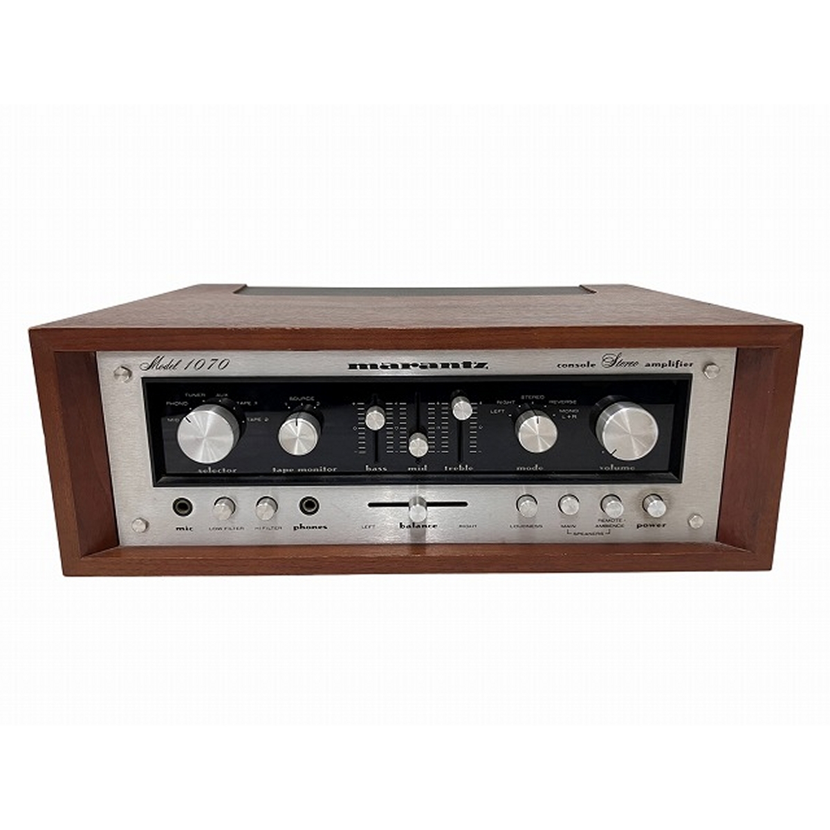 Marantz マランツ Model 1070 プリメインアンプ トーンコントロール MMフォノ対応 音響機材 ジャンク O10586668拍卖