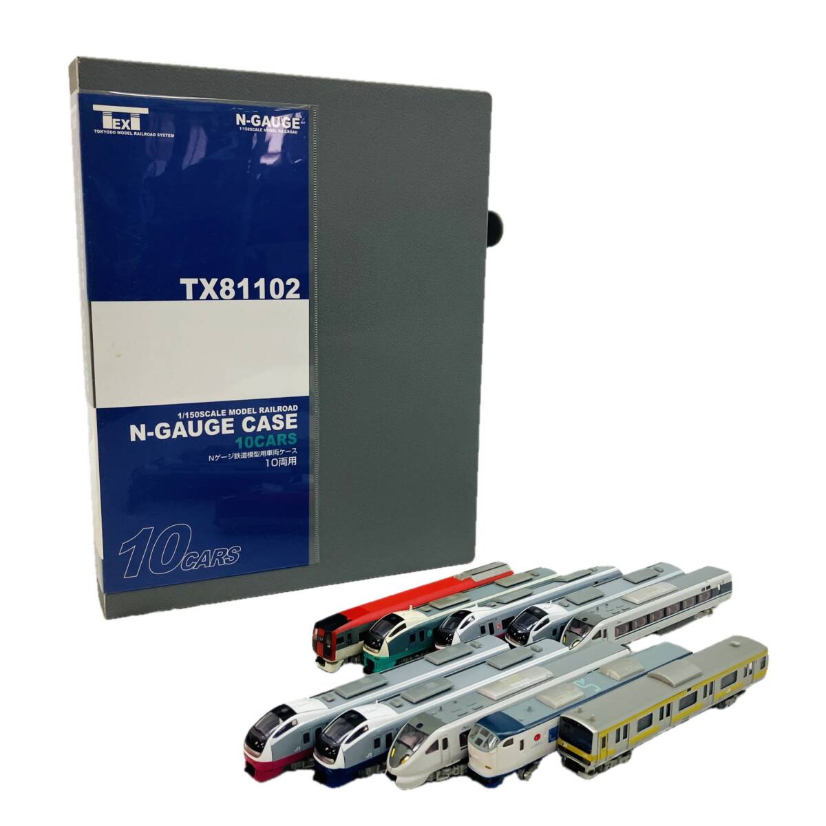 東京堂 テクストブック形系 車両ケースTX81102 BANDAI 車両10両 セット Nゲージ 鉄道模型 中古 C10589024拍卖