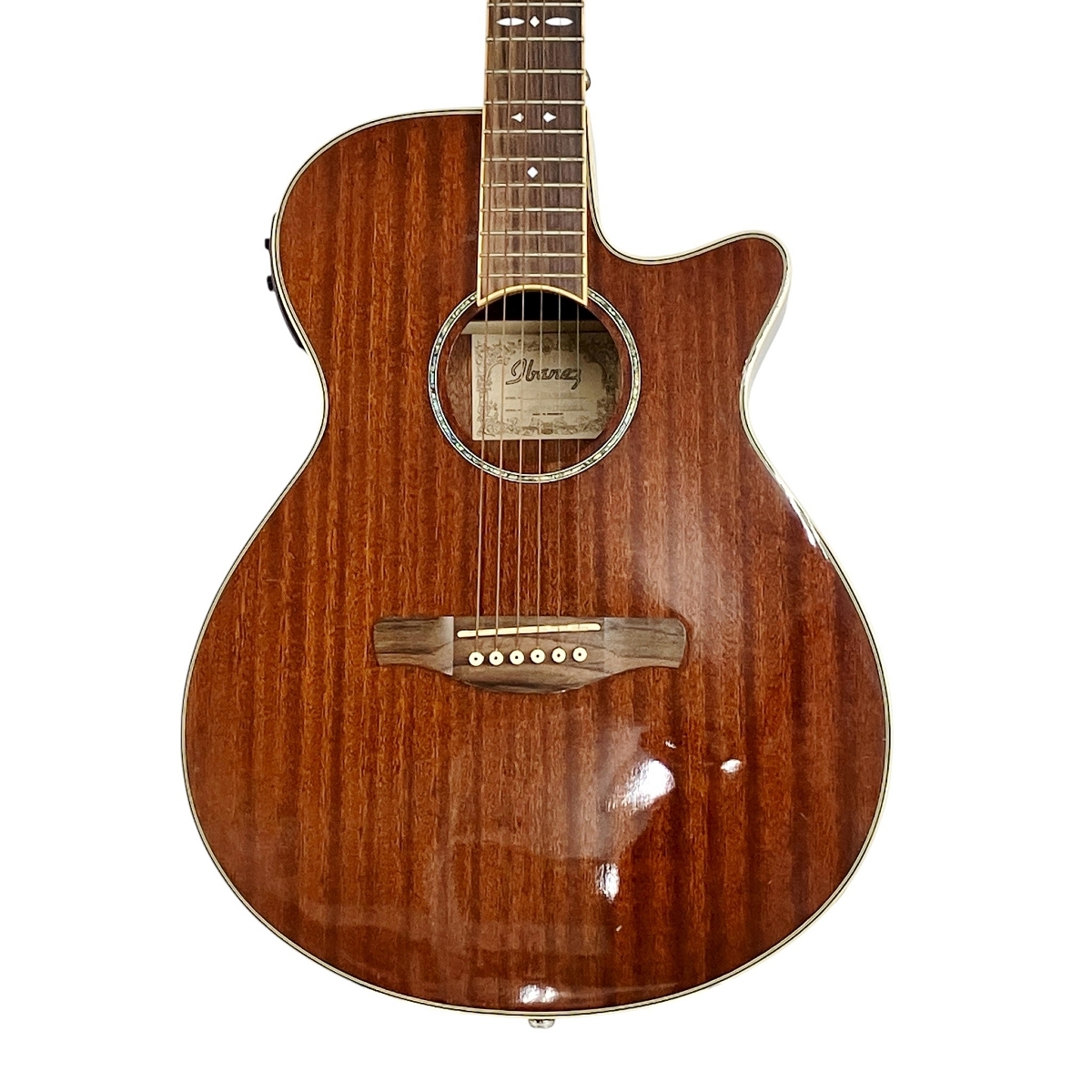 ibanez AEG12II-NMH エレアコ エレキ アコースティック ギター アイバニーズ 弦楽器 中古 Y10573538拍卖