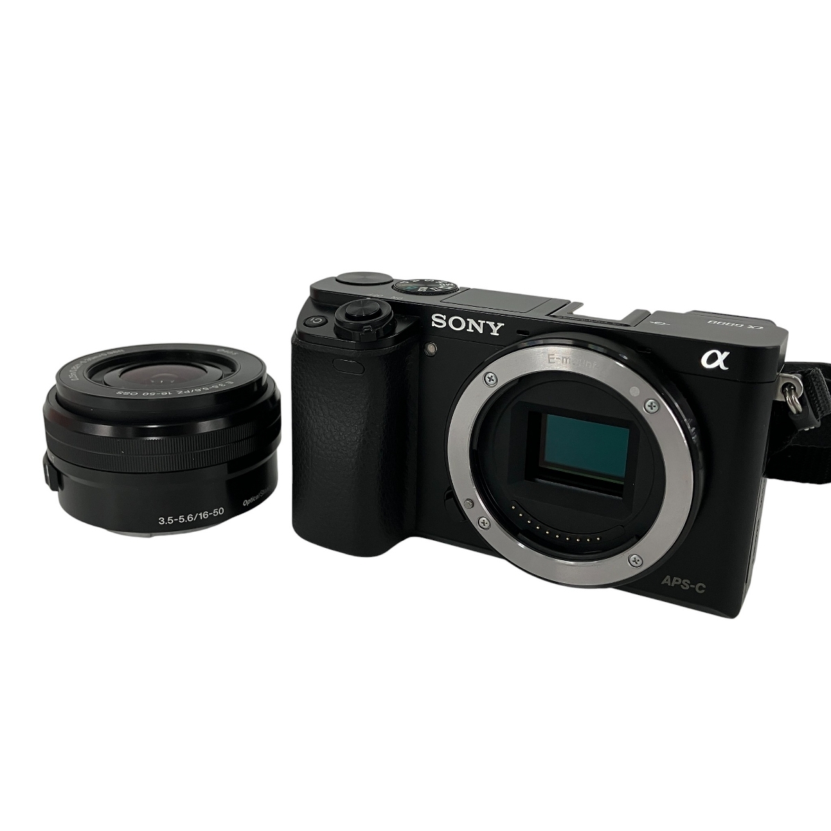 SONY α6000 ILCE-6000 ミラーレス一眼 SELP1650 レンズ付 充電器欠品 中古 訳あり Y10589612拍卖