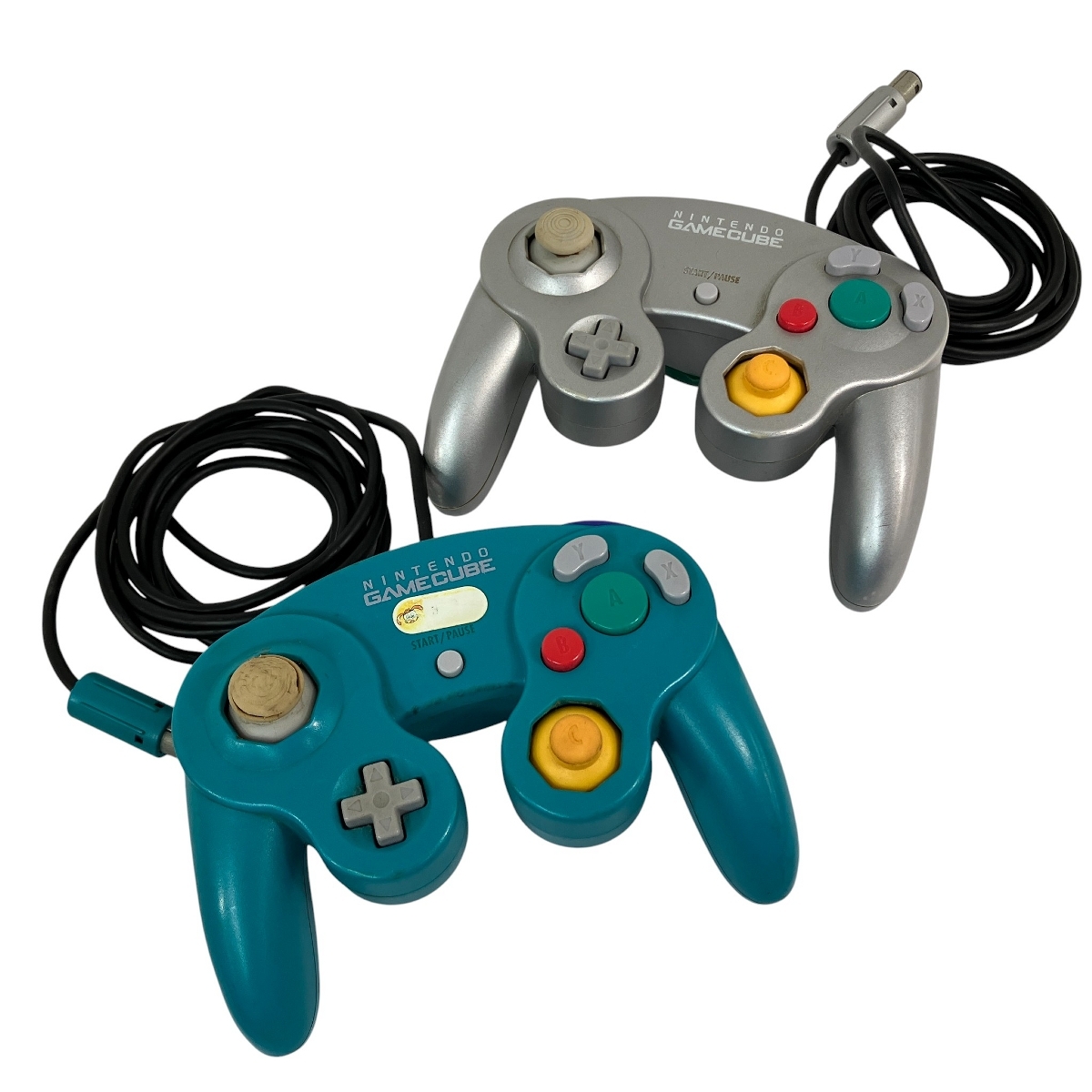 任天堂 DOL-003 ゲームキューブ用コントローラー 2点セット ゲーム周辺機器 中古 N10586294拍卖