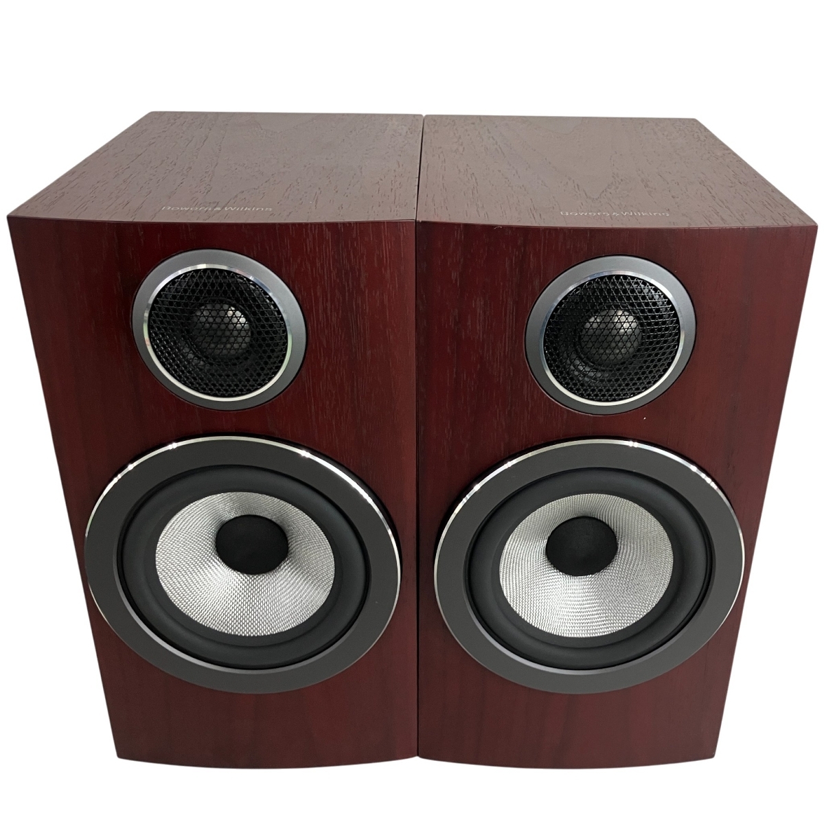 Bowers & Wilkins B&W 707 S3 ローズナット 2ウェイ バスレフ型ブックシェルフ スピーカー ペア 音響機材 中古 良好 Y10589330拍卖