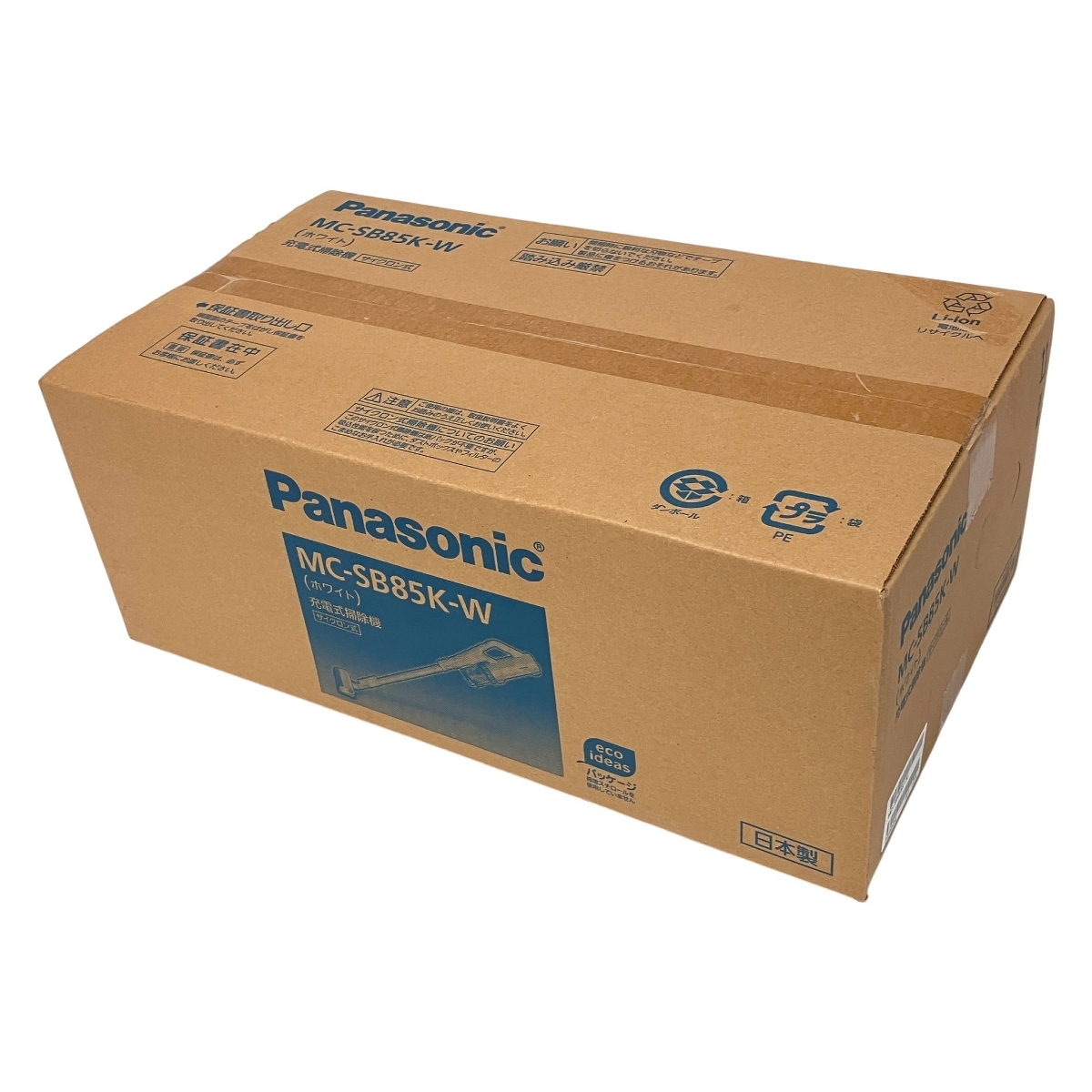 Panasonic MC-SB85K-W サイクロン式コードレススティック掃除機 コードレスクリーナー 家電 パナソニック 未使用 未開封 F10600070拍卖