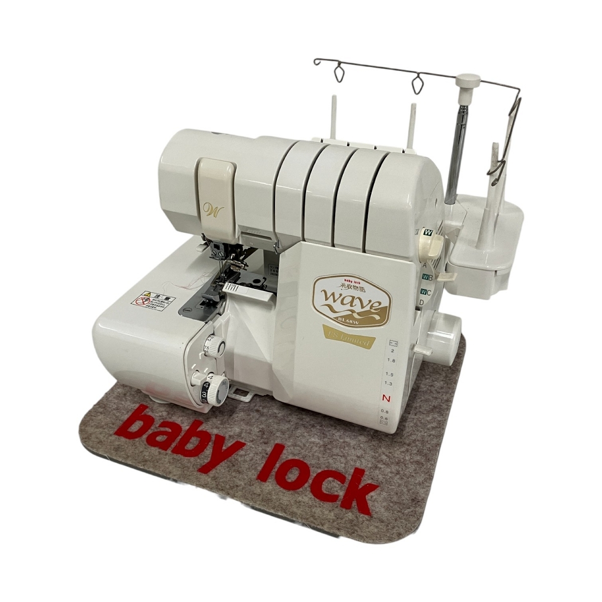 JUKI BL68W wave baby lock ミシン 糸取物語 ペダル付き ジューキ 裁縫 手芸 家電 中古 B10599118拍卖