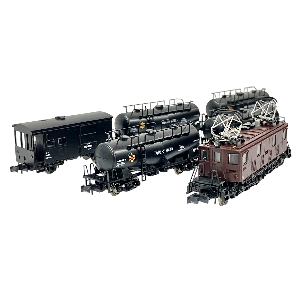 KATO 10-1184 ED19+タキ10600セメント輸送列車 明星セメント 6両セット 鉄道模型 Nゲージ 中古 良好 T10598558拍卖