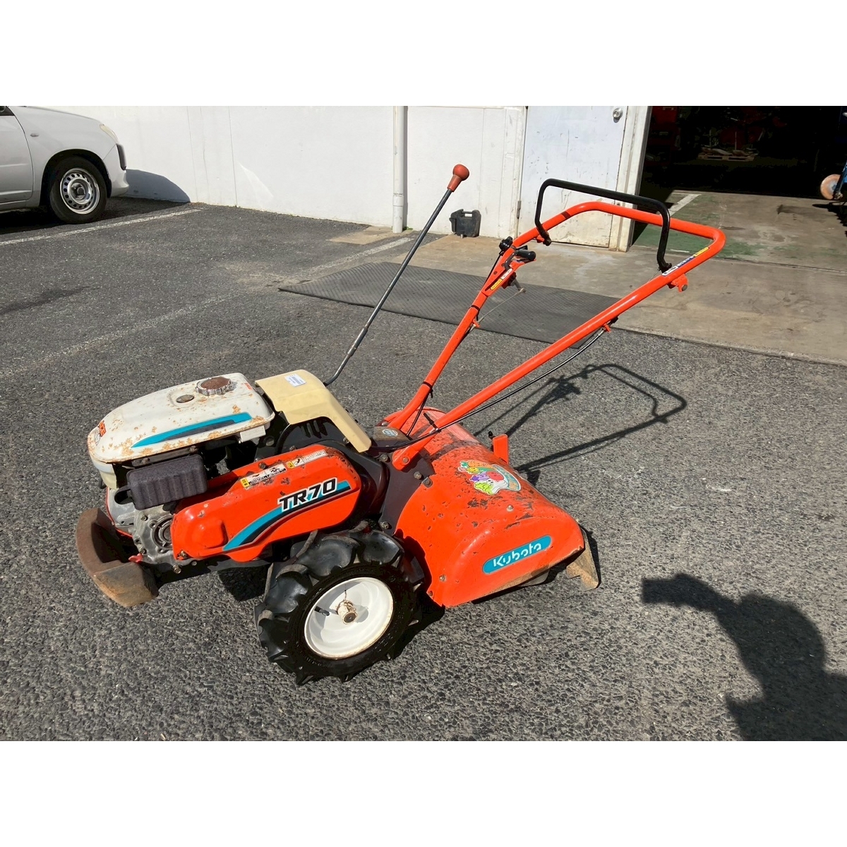 【引取限定】鳥取県渡し クボタ 管理機 TR70 ガソリン 家庭菜園 農用トラクター 土の助 耕運機 耕うん機 現状渡し 中古 直P10564097拍卖