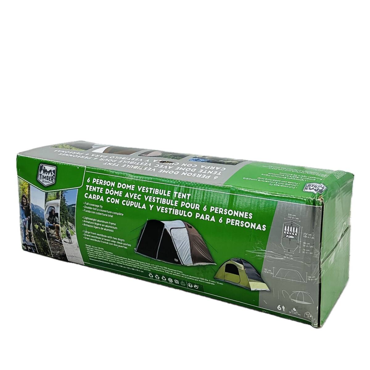 ティンバーリッジ 98539 6人用 テント アウトドア キャンプ 未開封 未使用 C10598603拍卖