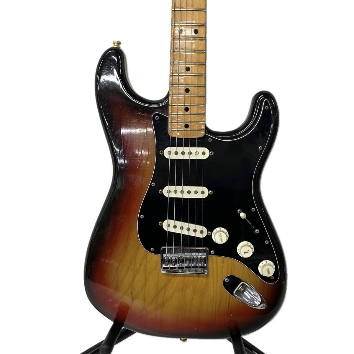 Fender STRATOCASTER ラージヘッド 3トーン サンバースト エレキギター フェンダー 現状品 ジャンク S10572911拍卖