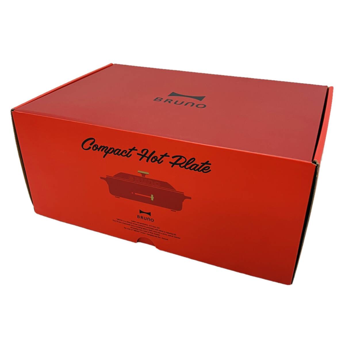BRUNO BOE021-RD ブルーノ コンパクトホットプレート 家電 未使用 C10606646拍卖