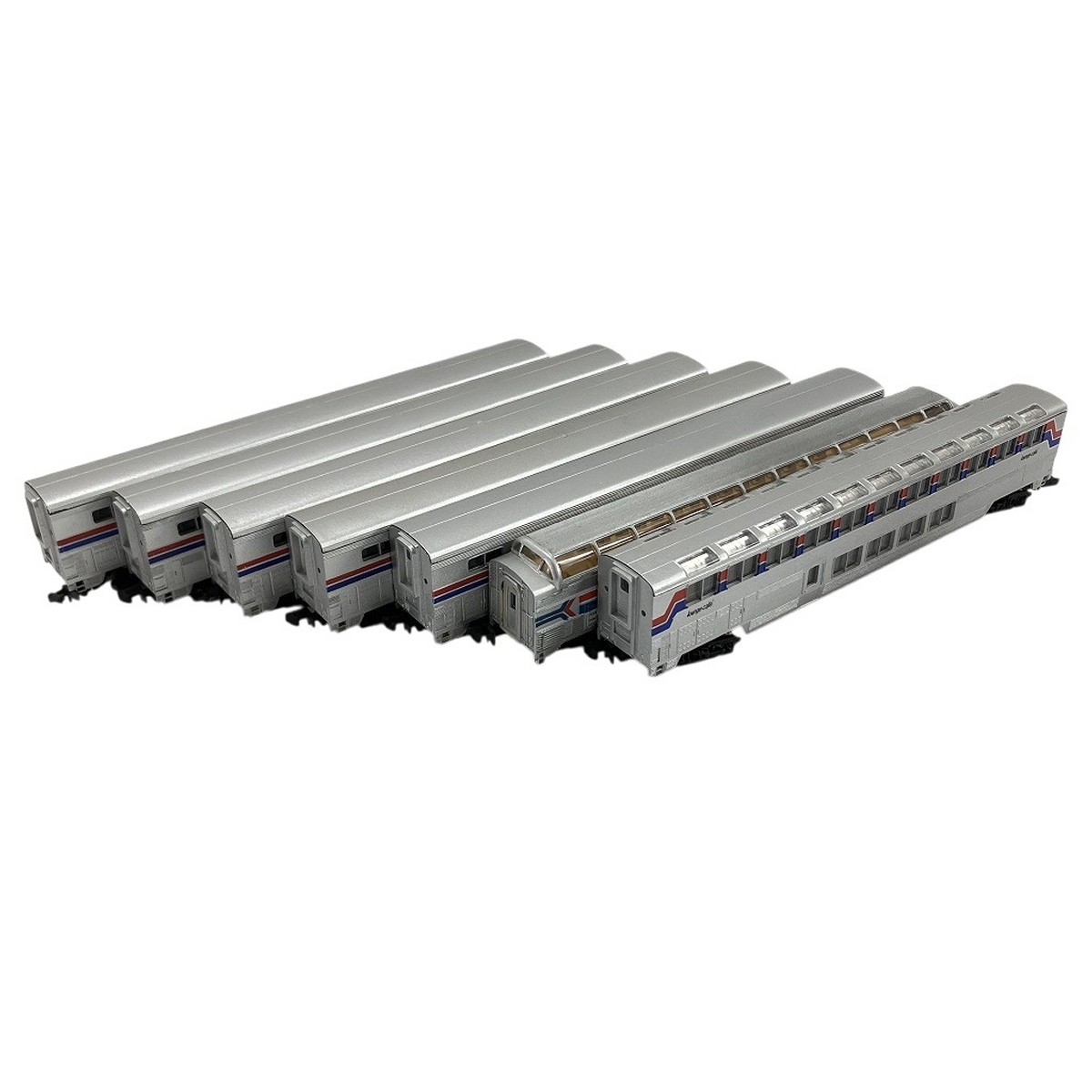 Amtrak CON-COR SUPERLINER スーパーライナー おまとめ 7両セット 鉄道模型 Nゲージ アムトラック ジャンク W10573390拍卖