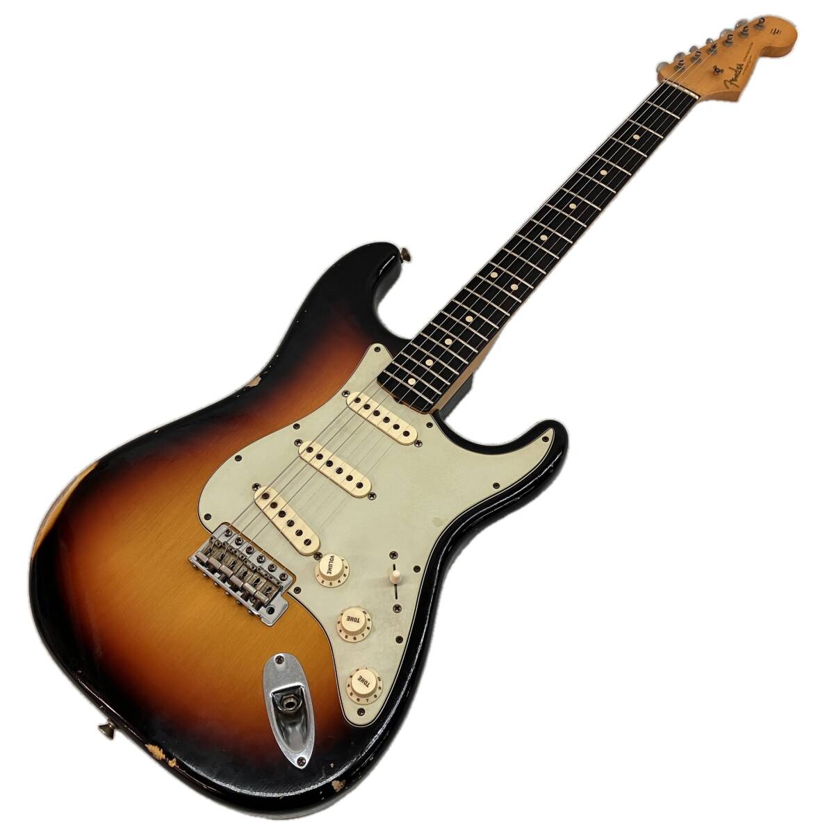 Fender Custom Shop Time Machine series 1963 ストラトキャスター レリック加工 サンバースト エレキギター 中古 C10579657拍卖