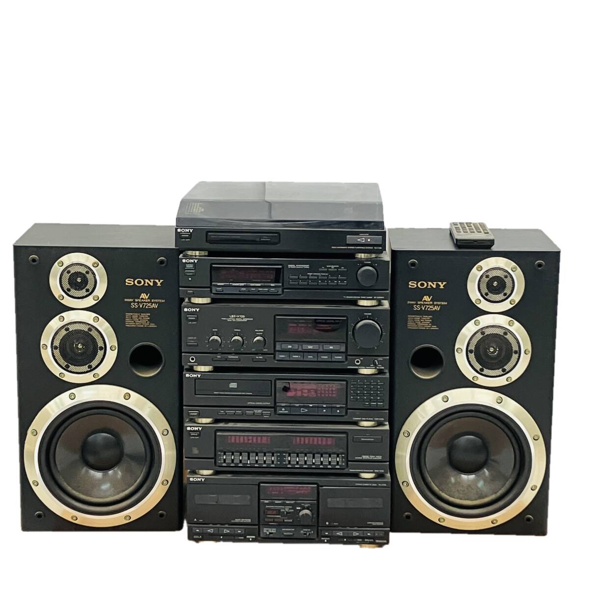 【店頭受取限定】SONY LBT-V725 SS-V725AV システムコンポ Liberty スピーカーセット リバティ 音響機材 ソニー ジャンクC10488427拍卖