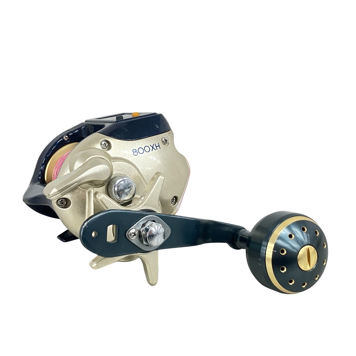 SHIMANO シマノ SC小船XH 800XH ハイギア 船用 両軸リール デジタルカウンター搭載 カーボンドラグ アルミノブ ジャンク K10614920拍卖