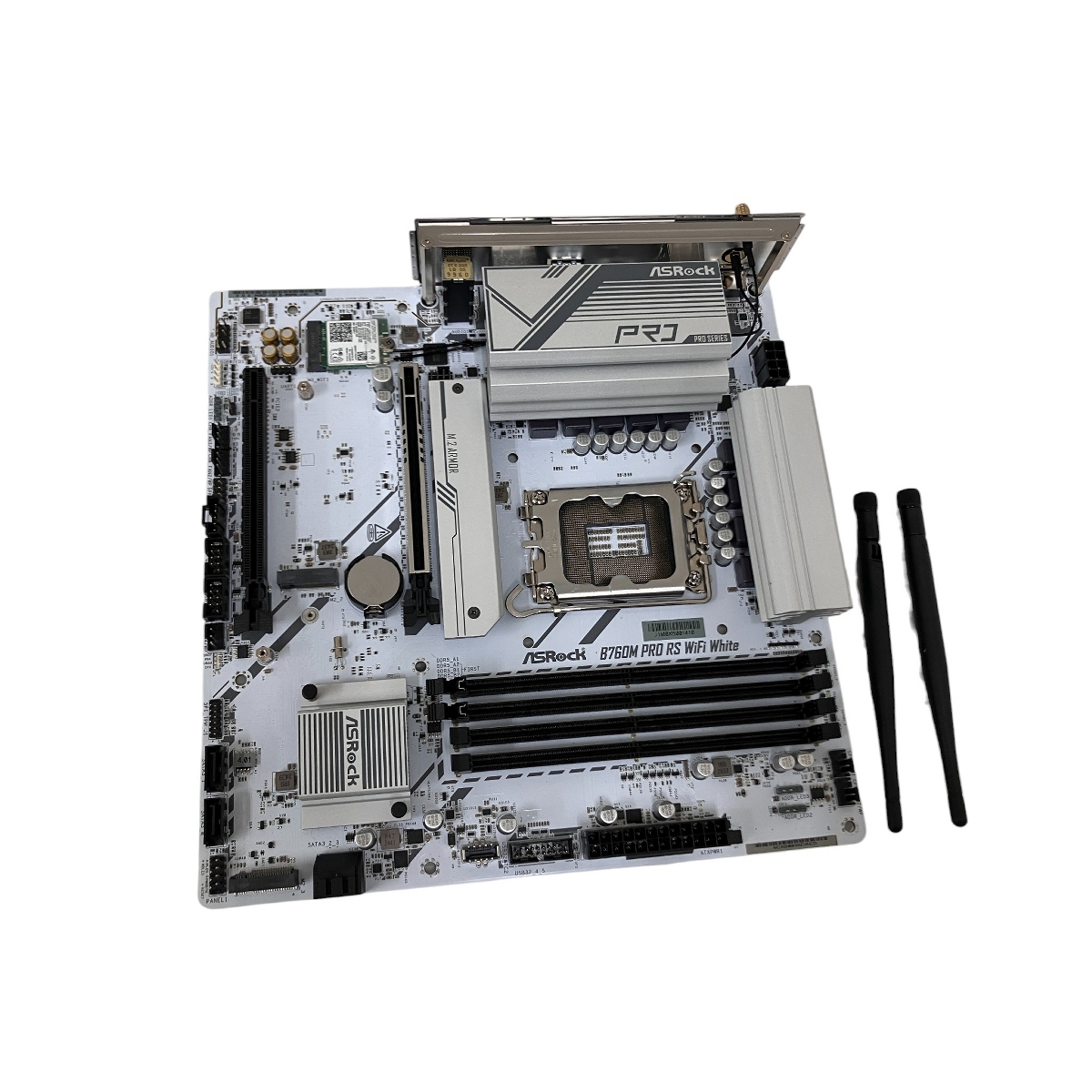 ASROCK B760M PRO RS WiFi White マザーボード MicroATX LGA1700 B760チップセット ジャンク O10614397拍卖