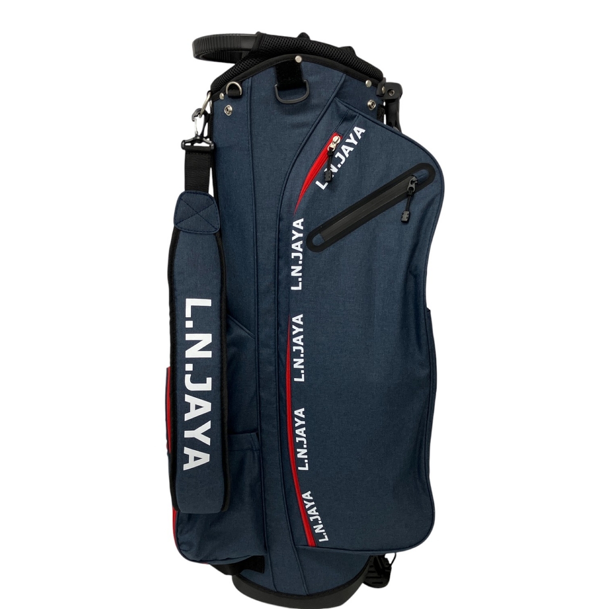 L.N.JAYA 9型 スタンド キャディバッグ ネイビー ゴルフ用品 中古 美品 Z10590070拍卖