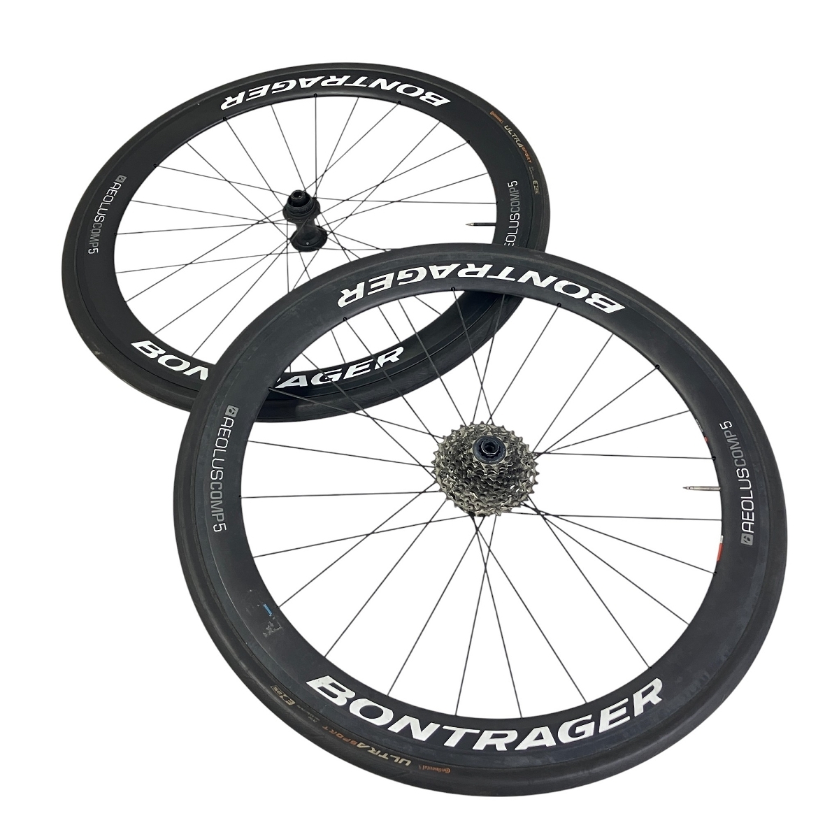BONTRAGER AEOLUS COMP 5 SHIMANO ULTEGRA アルテグラ スプロケット付 ボントレガー ホイール 前後ペア 自転車 中古T10574574拍卖