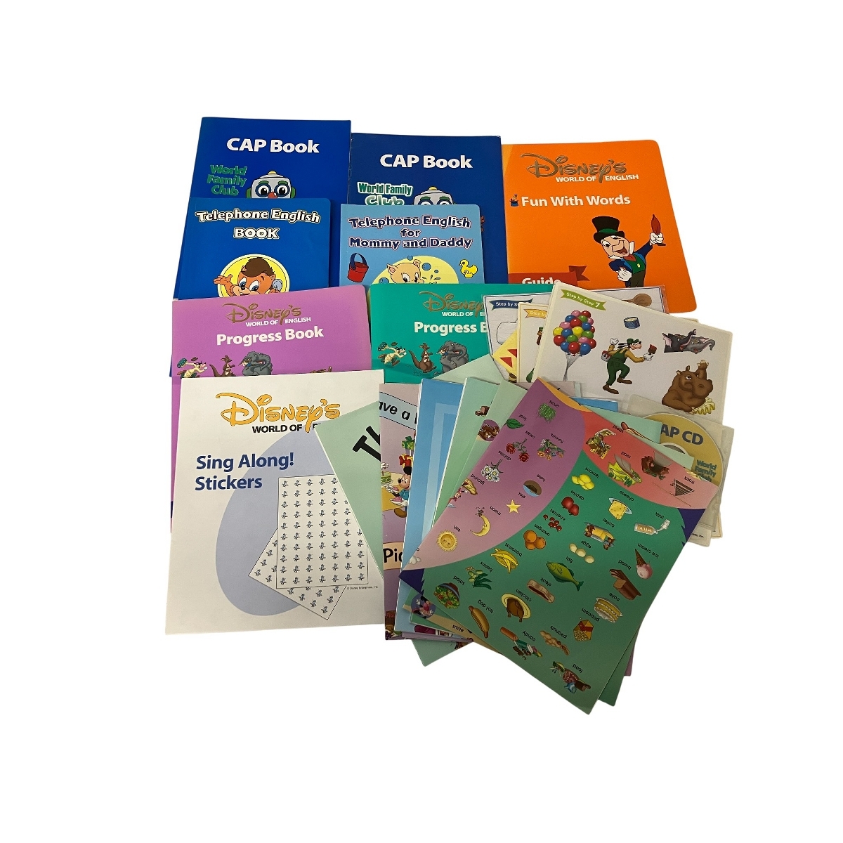 DWE ディズニーワールドオブイングリッシュ ディズニー英語システム 2006年頃 MTDSG 英語 教材 ジャンク S10545927拍卖