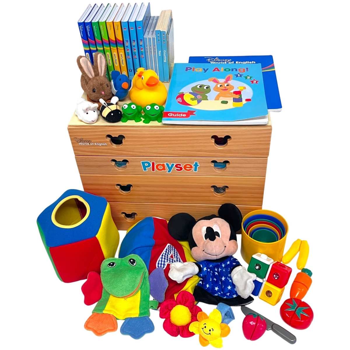 DWE プレイアロング レッツプレイ ディズニー英語システム ディズニー ワールド イングリッシュ 2024年頃 英語 教材 中古 F10601089拍卖