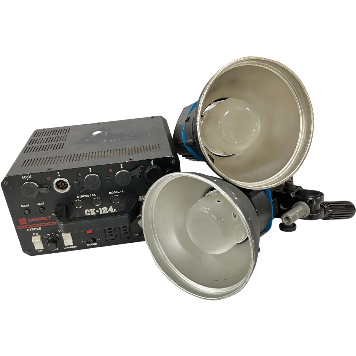 COMET CX-25IIIH 2個 セット COMET CX-124II ストロボ ジェネレーターセット コメット 2灯 撮影機材 中古 H10579632拍卖