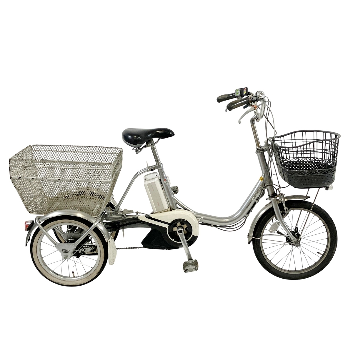 【店頭受取限定】 BRIDGESTONE Assista AW1C37 三輪 電動アシスト 自転車 12.3Ah 3段変速 アシスタ ブリヂストン 中古 直 T10613065拍卖