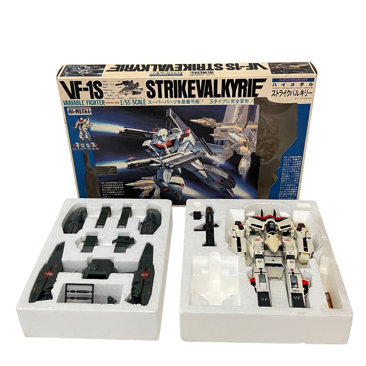 BANDAI VF-1S 1/55スケール 超時空要塞マクロス ハイメタル ストライクバルキリー フィギュア 中古 Z10612238拍卖